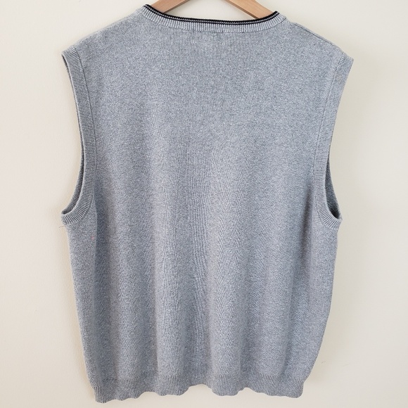 J. Crew Sweaters J Crew Mens Sweater Vest Preppy Gray Size Large